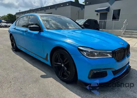 2017 BMW 750 I z USA, uszkodzony, nr VIN WBA7F0C34HGM22159